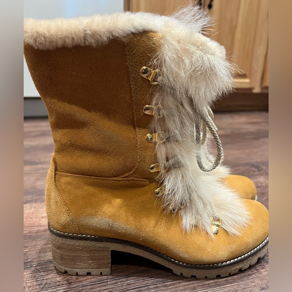 Montelliana Boots - Stella suede and shearling boot - Picture 5 of 6